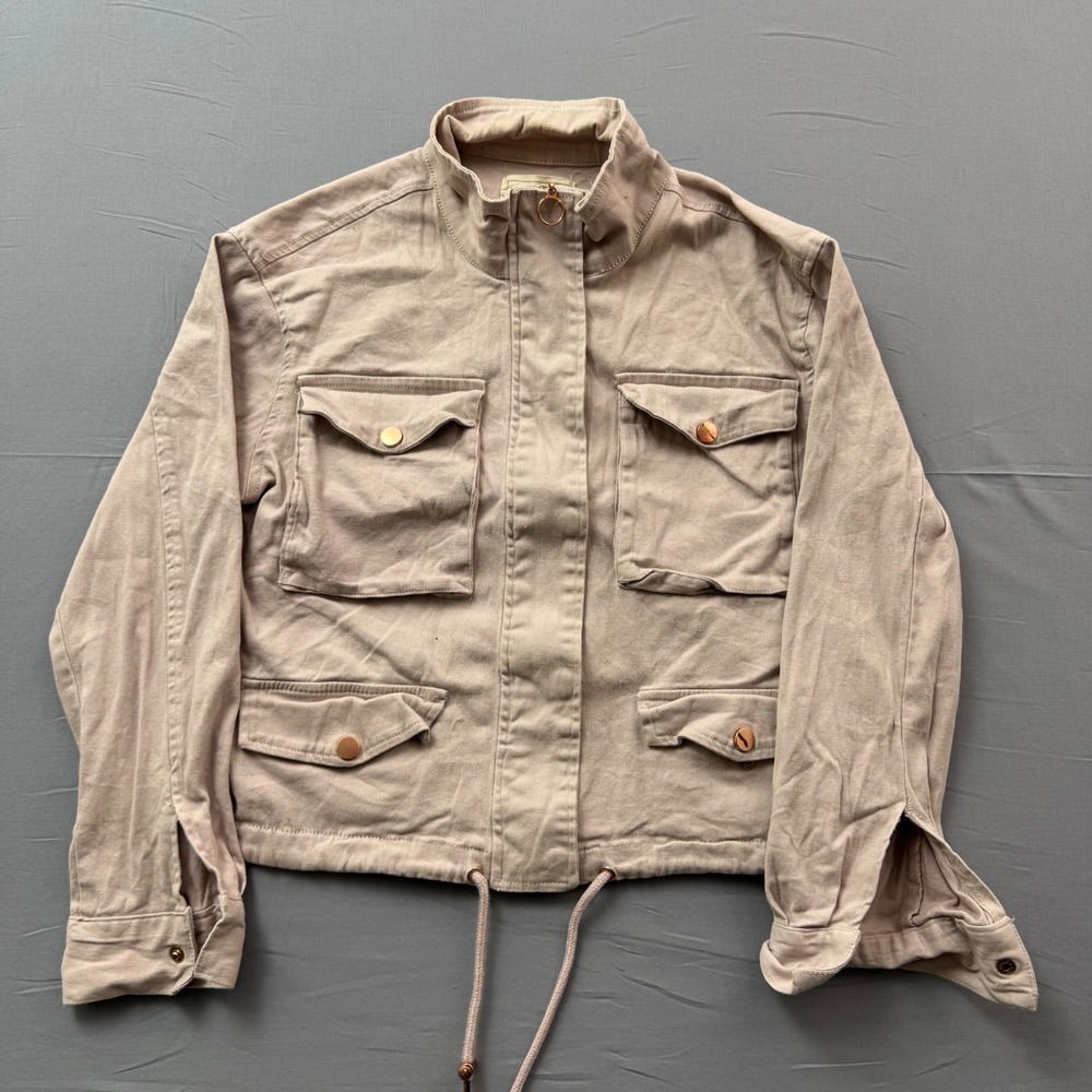 Ashley Heritage Collection Mauve Utility Field Jacket Rose‎ Gold Hardware Small
